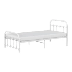 Twin Melissa Metal Bed - BK Furniture -Children Peripherals GUEST ce9636cb 02ec 425d 9c04 e772e0e4ab32