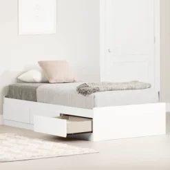 Munich Mates Bed With 3 Drawers Pure White - South Shore -Children Peripherals GUEST d13f4953 4d90 4a86 bc40 aa74e31f8c04
