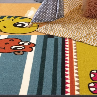 Dinoventure Dinosaurs Non-Slip Kids Playroom Decor Washable Indoor Area Rug By Blue Nile Mills 6 Dinoventure Dinosaurs Non-Slip Kids Playroom Decor Washable Indoor Area Rug By Blue Nile Mills - Image 6