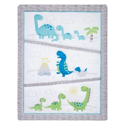 Sammy And Lou Dinosaur Pals Crib Bedding Set - 4pc 5 Sammy And Lou Dinosaur Pals Crib Bedding Set - 4pc - Image 5