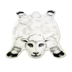 Walk On Me Faux Fur Super Soft Kids Sheep Rug Tufted With Non-slip Backing Area Rug -Children Peripherals GUEST d24feab6 4165 4d26 9178 431ea0a98df8