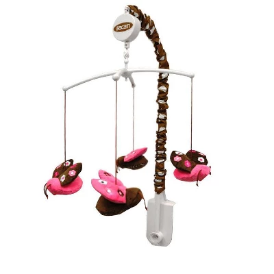 Bacati - Ladybugs Pink Chocolate 10 Pc Crib Bedding Set With 2 Crib Fitted Sheets 4 Bacati - Ladybugs Pink Chocolate 10 Pc Crib Bedding Set With 2 Crib Fitted Sheets - Image 4