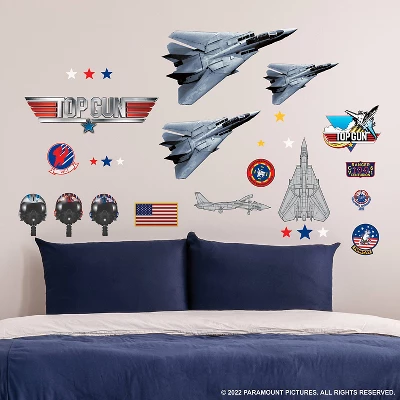 Top Gun Peel And Stick Wall Decals - RoomMates 2 Top Gun Peel And Stick Wall Decals - RoomMates - Image 2