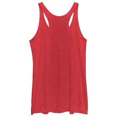 Women's Turning Red Panda Power Paw Print Racerback Tank Top 2 Women's Turning Red Panda Power Paw Print Racerback Tank Top - Image 2