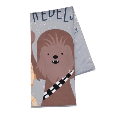 Lambs & Ivy Star Wars Rebels Baby Blanket - Gray 2 Lambs & Ivy Star Wars Rebels Baby Blanket - Gray - Image 2