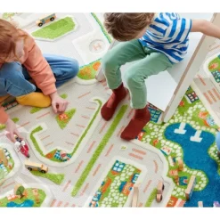 52.5"x71" Mini City 3D Play Rug - IVI -Children Peripherals GUEST d6d8b177 b673 43b6 9f7e 22672092774c