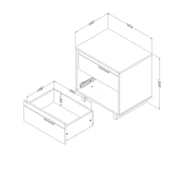 Fynn 2-Drawer Nightstand - South Shore 11 Fynn 2-Drawer Nightstand - South Shore -Children Peripherals GUEST d708e8bd c00e 468d b3a0 26985a85732e