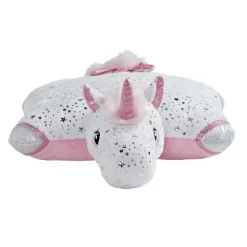 Glittery White Unicorn Plush - Pillow Pets