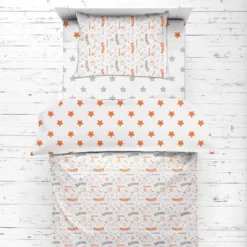 Bacati - Basketball Orange/Gray Muslin 4 Pc Toddler Bedding Set 10 Bacati - Basketball Orange/Gray Muslin 4 Pc Toddler Bedding Set -Children Peripherals GUEST d92c3f3f 2853 4875 8cb8 ddf4a72a491a