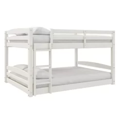 Full Over Full Alaina Floor Wood Bunk Bed - Room & Joy -Children Peripherals GUEST db9d0628 f0c9 4c71 898a b2978a074531