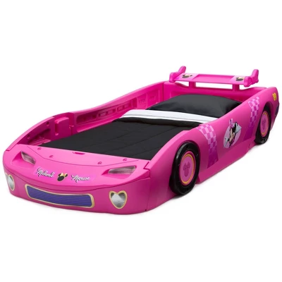Twin Disney Minnie Mouse Car Bed - Delta Children 2 Twin Disney Minnie Mouse Car Bed - Delta Children - Image 2