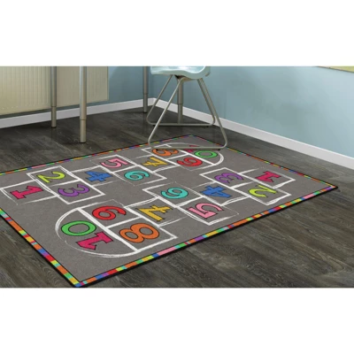 Flagship Carpets Hopscotch Rainbow Numbers Children's Area Rug, 3' X 5' 1 Flagship Carpets Hopscotch Rainbow Numbers Children's Area Rug, 3' X 5'