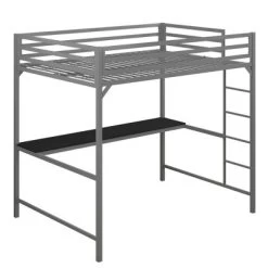 Full Max Metal Loft Bed With Desk - Room & Joy -Children Peripherals GUEST e1460f8c 4a14 4735 9995 65bbb73e05a9