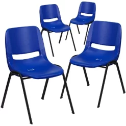 Flash Furniture 4 Pack HERCULES Series 440 Lb. Capacity Kid's Ergonomic Shell Stack Chair With 12" Seat Height -Children Peripherals GUEST e195b94c 3fcd 4303 bd92 ace1bb37bde2