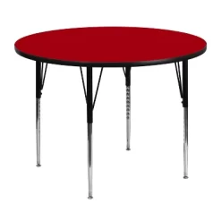 Flash Furniture 48'' Round Thermal Laminate Activity Table - Standard Height Adjustable Legs -Children Peripherals GUEST e53224aa 7018 43ef 9112 8ee74998eafc