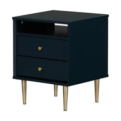 Dylane 2-Drawer Nightstand Navy - South Shore 18 Dylane 2-Drawer Nightstand Navy - South Shore -Children Peripherals GUEST e5f7f51a 715f 44df b62e c240e99d2b1a