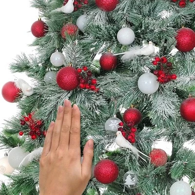 Christmas Tree Giant Peel & Stick Wall Decals With String Lights Green - RoomMates 2 Christmas Tree Giant Peel & Stick Wall Decals With String Lights Green - RoomMates - Image 2