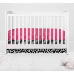 Bacati - Love Black Fuschia 3 Pc Crib Bedding Set 9 Bacati - Love Black Fuschia 3 Pc Crib Bedding Set -Children Peripherals GUEST ead55647 ac9d 4b03 b9b4 5c66fba1bbc0