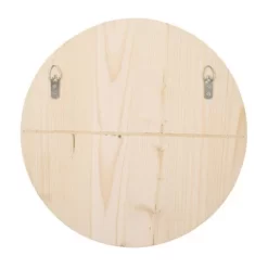 Little Love By NoJo Love You To The Moon And Back Round Wood Nursery Wall Décor - Gray And White