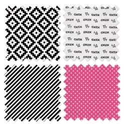 Bacati - Love Black Fuschia 3 Pc Crib Bedding Set 11 Bacati - Love Black Fuschia 3 Pc Crib Bedding Set -Children Peripherals GUEST ebc94998 1f31 4345 8321 f161366b6fa5