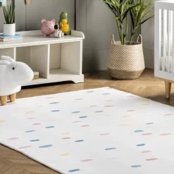 NuLOOM Calla Kids Polka Dot Nursery Or Playroom Area Rug 16 NuLOOM Calla Kids Polka Dot Nursery Or Playroom Area Rug -Children Peripherals GUEST ec2767b0 2794 4af4 b122 49983ab9db80