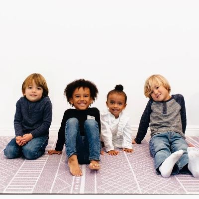 4'x7' Cali Play Rug Lavender - Ruggish 1 4'x7' Cali Play Rug Lavender - Ruggish