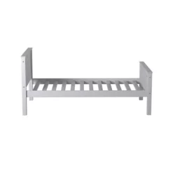 Twin Harmony Wood Platform Bed Dove Gray - Alaterre Furniture -Children Peripherals GUEST f008466b edf0 4e4f 90a8 18514438704e