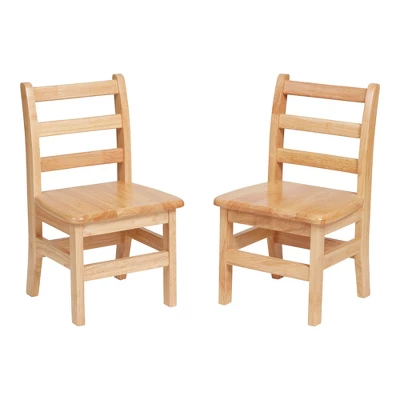 ECR4Kids Three Rung Ladderback Chair, Classroom Seating, Natural, 2-Pack 13 ECR4Kids Three Rung Ladderback Chair, Classroom Seating, Natural, 2-Pack - Image 13
