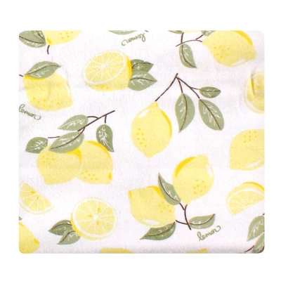 Hudson Baby Infant Girl Cotton Flannel Receiving Blankets, Lemons, One Size 1 Hudson Baby Infant Girl Cotton Flannel Receiving Blankets, Lemons, One Size
