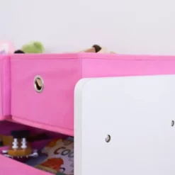 Kids' Toy Storage Organizer With 9 Collapsible Fabric Storage Bins White/pink - Humble Crew 4 Kids' Toy Storage Organizer With 9 Collapsible Fabric Storage Bins White/pink - Humble Crew -Children Peripherals GUEST f4fa6a82 2e62 44af 8120 e3fae2ebacf9