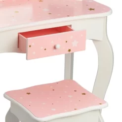 Fashion Twinkle Star Gisele Play Vanity Set Pink/White - Teamson Kids -Children Peripherals GUEST f58c1b30 f436 4e61 b736 b5e4d7b7c044