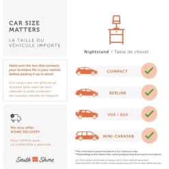 Navali 1-Drawer Nightstand Blueberry - South Shore -Children Peripherals GUEST f6423f43 2ffe 4f34 95b9 ca5103577691