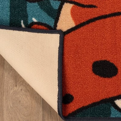 Dinoventure Dinosaurs Non-Slip Kids Playroom Decor Washable Indoor Area Rug By Blue Nile Mills 2 Dinoventure Dinosaurs Non-Slip Kids Playroom Decor Washable Indoor Area Rug By Blue Nile Mills - Image 2