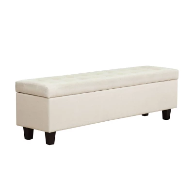 Ben Tufted Storage Ottoman - Abbyson Living 9 Ben Tufted Storage Ottoman - Abbyson Living - Image 9
