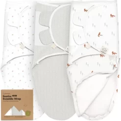 3pk Soothe Zippy Baby Swaddles 0-3 Months, Newborn Sleep Sacks, Zipper Swaddle, Wearable Swaddle Blanket -Children Peripherals GUEST fb9214bc 2c87 438b ae28 fb68fab17055